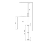 thumbnail of Emuca 9283711 Penderie rabattable pour armoire Hang, 450 600, Chromé, Acier et Plastique.