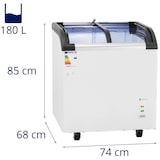 thumbnail of Royal Catering Gefriertruhe - 180 L -  - Glastüren