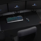 thumbnail of Titanwolf Gaming Mauspad, XXXL Speed Mousepad 1200 x 600 mm, Geschwindigkeit & Präzision, Logo rot