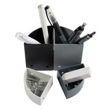 thumbnail of Lot de 3 Pot à crayons THE QUARTER Shades noir/nuances de gris