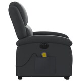 thumbnail of vidaXL Massagesessel mit Aufstehhilfe Elektrisch Schwarz Echtleder