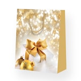 thumbnail of Nette 15 Weihnachtstaschen mit Kordel Motiv Geschenk Papiertaschen 11,1x6,2x13,7cm