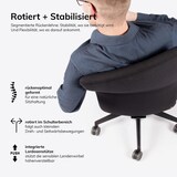 thumbnail of bümö SitzMeister Bürostuhl ergonomisch, Vollpolster in schwarz - Ergonomischer Drehstuhl mit Rollen, Stuhl mit Armlehne, Synchronmechanik uvm. -