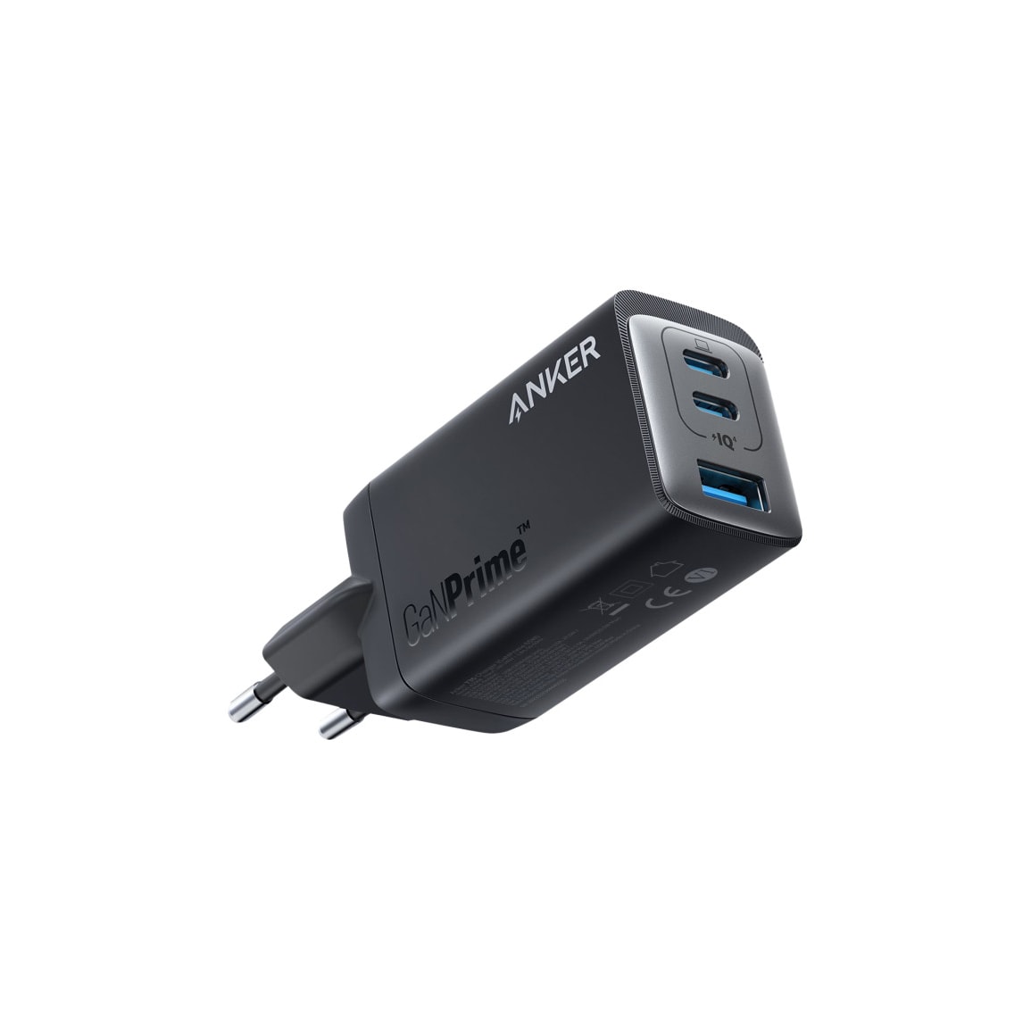 Anker 735 GaN III Prime 3-Port 65W Charger, schwarz, 3 Anschlüsse, universell