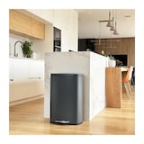 thumbnail of Poubelle De Cuisine A Pédale - Admiral - Kitchen Move - 50l - Design - Gris Mat En Acier Inox