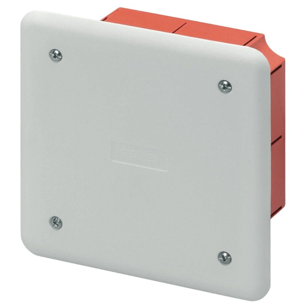 Gewiss cassette da incasso serie 48 in tecnopolimero con coperchio bianco *** dimensioni : 92 x 92 x 45 millimetri