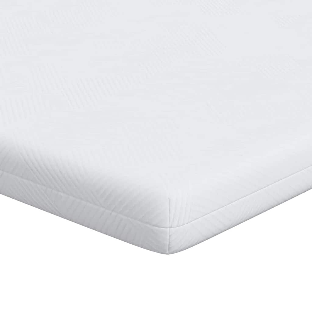 vidaXL Matratzenpads Weiß 200 x 200 cm der Schaum