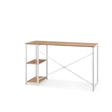 thumbnail of Mesa para ordenador / escritorio Easy Up2 con estantería incluida, blanco/roble hjh LIVING