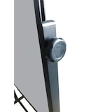 thumbnail of Verrijdbaar whiteboard - Dubbelzijdig - 80x120 cm - Zwart frame