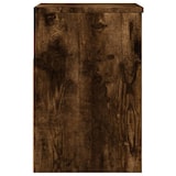 thumbnail of Banco zapatero madera contrachapada roble ahumado 60x30x45 cm