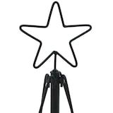 thumbnail of vidaXL Weihnachtsdeko mit Ständer Schwarz 125 cm Stahl