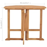 thumbnail of vidaXL Klappbarer Garten-Esstisch 90x90x75 cm Massivholz Teak