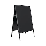 thumbnail of BI-OFFICE Chevalet ardoise Noir double face, cadre en bois - Format L60 x H90 cm