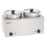 thumbnail of Bain Marie | Hotpot | RVS | 2x 6.5L | 230V | 505x280x320(h)mm