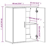 thumbnail of vidaXL Sideboards 2 Stk. Weiß 60x31x70 cm Holzwerkstoff