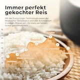thumbnail of Balter MK-01 Reiskocher Multikocher mit 18 Programme, 4L Rice Cooker mit Fuzzy-Logic, Dampfgarer