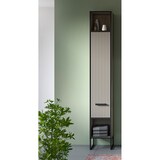thumbnail of Bagno Hochschrank Bad 1 Tür 2 Fächer hellgrau, cremefarben.