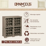 thumbnail of Tontarelli - Armario Botellero Modular con Rejilla para 48 Botellas Wengué