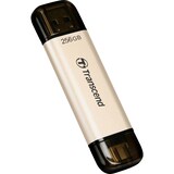 thumbnail of Transcend JetFlash 930C USB-Stick 256 GB Gold TS256GJF930C USB 3.2 Gen 1, USB-C?