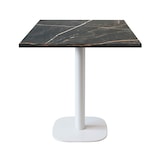 thumbnail of Restootab - Table 70x70cm - modèle Round pied blanc marbre tamas