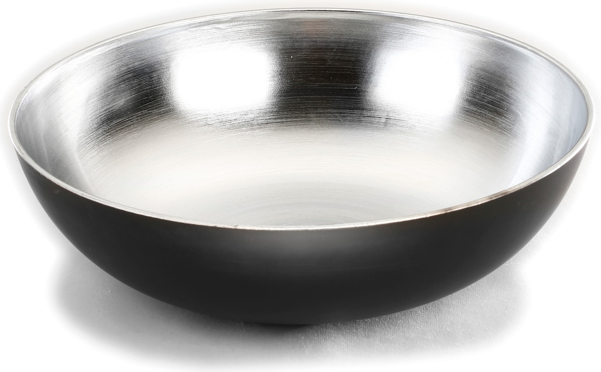 Deko Schale 30cm Kunststoff Schwarz / Silber