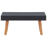 thumbnail of vidaXL 4-tlg. Garten-Lounge-Set mit Auflagen Poly Rattan Schwarz
