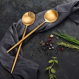 thumbnail of GRÄWE Salatbesteck Provence, gold, Edelstahl, Matt