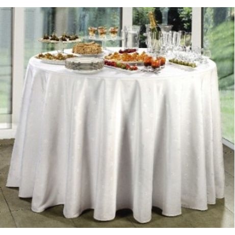 METRO PROFESSIONAL Tovaglia rotonda Ella bianca 300 cm