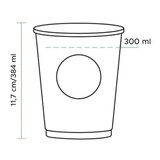 thumbnail of MONOUSO - Bio Kaffeebecher to go "BioWare" und PLA 12 Oz/360ml Ø8,0cm (1.100 Stück)