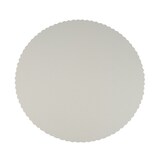 thumbnail of 10 Tortenunterlagen, Pappe "pure" rund  30 cm weiss mit gezacktem Rand