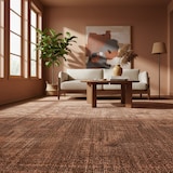 thumbnail of Teppich Kurzflor Uni Modern Waschbar Esszimmer Flur OEKO-TEX Kupfer 240x340 cm Schadstoffgeprüft Gekettelt – TITLIS von Kadima Design