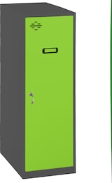 thumbnail of SimonRack Taquillas Vestuario Pequeña, 915x300x500 mm, Amario Metálico Pequeño, Incluye Bandeja, Antracita/Verde - Simonlocker