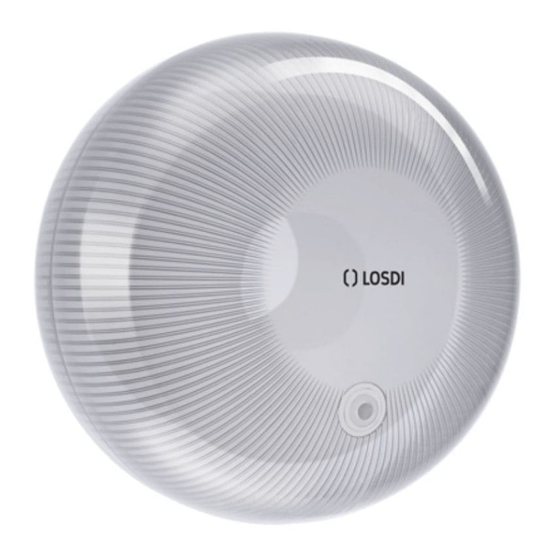 Dispensador de papel higiénico central con dispensación controlada en polipropileno blanco STAR LOSDI