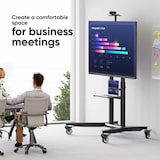 thumbnail of ONKRON Soporte TV con Ruedas y Altura Regulable para pantallas de 55 a 90", hasta 75 kg, VESA máx 800x600 mm, TS1871-B Negro