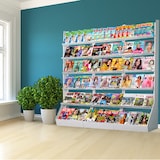 thumbnail of Presentoir Media Rack grande capacite 3 meubles 2 joues 18 etageres