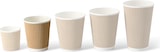 thumbnail of BIOZOYG 500 Stück Riffelbecher 200ml / 8oz Kaffee To Go Pappbecher, Braune Einwegbecher, Nachhaltig, Biologisch Abbaubar, Einwegbecher