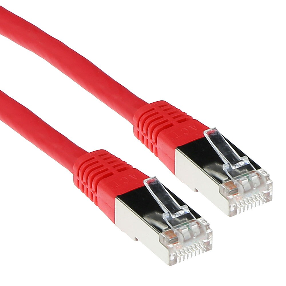 ACT IB7505 F/UTP CAT5E Patchkabel Rood - 5 meter