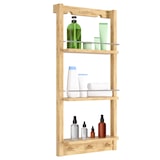 thumbnail of CASARIA® Duschregal hängend Holz mit 3 Ablagen