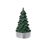 thumbnail of 4 Teelichter Kerzen Paraffin 7cm Tannenbaum Form Tischkerzen Adventskerzen Dekokerzen Teelicht Weihnachten Tischdeko Weihnachtsdeko Piniengrün