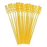 thumbnail of 100x Schnellbinder Blitzbinder Länge 140mm wiederverschließbar gelb