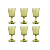thumbnail of Excelsa Set Von 6 Gläser Leaf Glas 30 Cl Grün