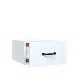 thumbnail of Tables de chevet murales 2 pcs Blanc brillant 35x35x20 cm