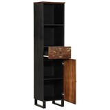 thumbnail of vidaXL Badschrank 38x33x160 cm Altholz Massivholz