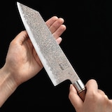thumbnail of Zayiko Limited Edition Kupfer Damast Chefmesser 21 cm Klinge mit Ahornholzgriff