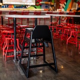thumbnail of TABLECRAFT - 61EU - Trona de madera - 52 x 52 x 76 cm - Negro