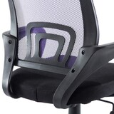 thumbnail of DELUKE® Bürostuhl PARIS - 88x56x54, Lila | Kunstleder | Kunststoff Gestell | ergonomische Bürostühle Homeoffice Stuhl mit Rollen