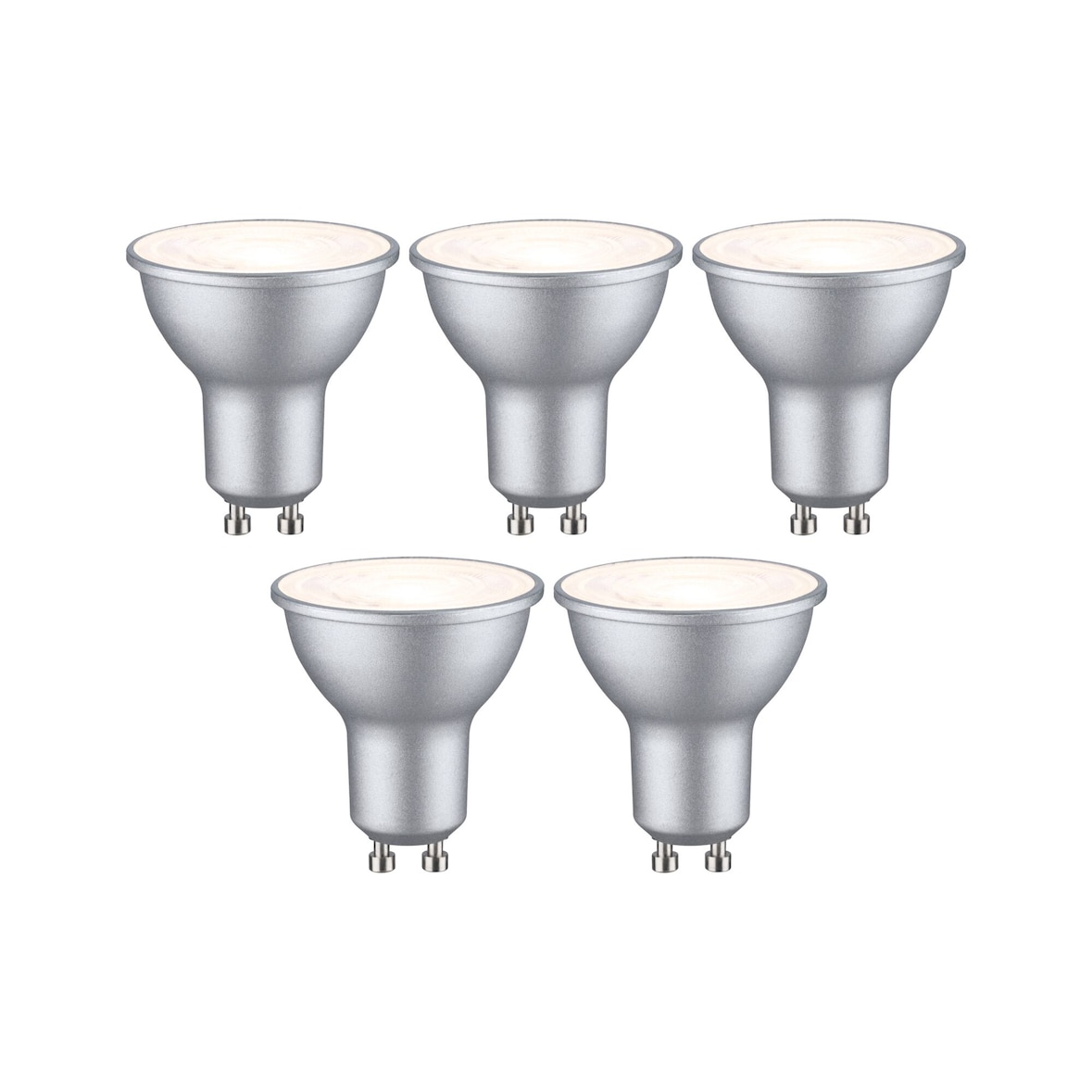 Paulmann Standard 230V LED Reflektor Reflektor GU10 460lm 4,9W 2700K  Weißaluminium 29235
