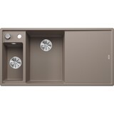 thumbnail of BLANCO AXIA III 6 S Einbauspüle / SILGRANIT / Tartufo / Becken links / Excenter