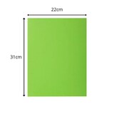 thumbnail of Exacompta - Réf. 800013E - Paquet de 100 sous-chemises ROCK''S 80 g/m2 - dim 22 x 31 cm pour A4 - couleur vert