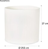 thumbnail of Venlo Blumentopf Polystone in- und outdoor 3 GrößenWeiß
